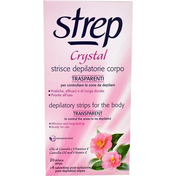 Strep Crystal Body Αποτριχωτικες ταινίες σώματος 20τμχ