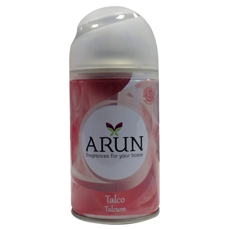 Arun air freshener refill 250 ml. Talcum.