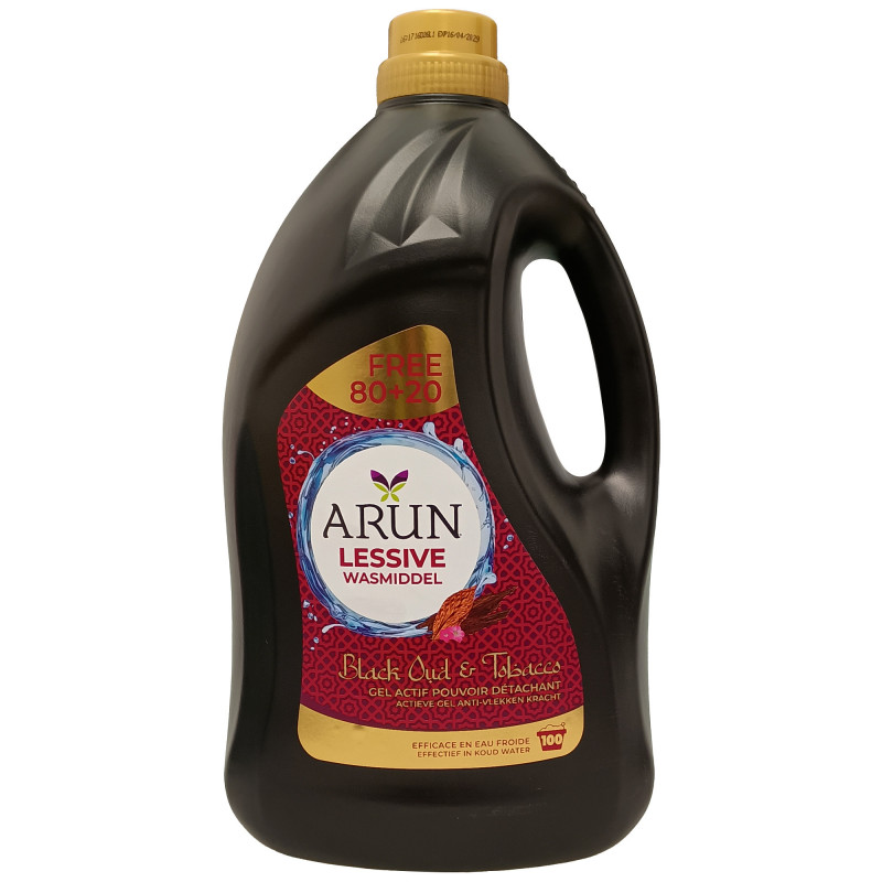 Arun gel detergent 100 dose 5 L. Oud Tobacco.