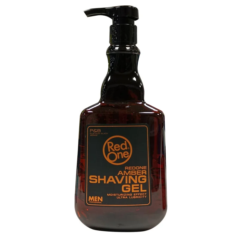 RedOne shaving gel 1000 ml. Men professional amber ultra lubricant.